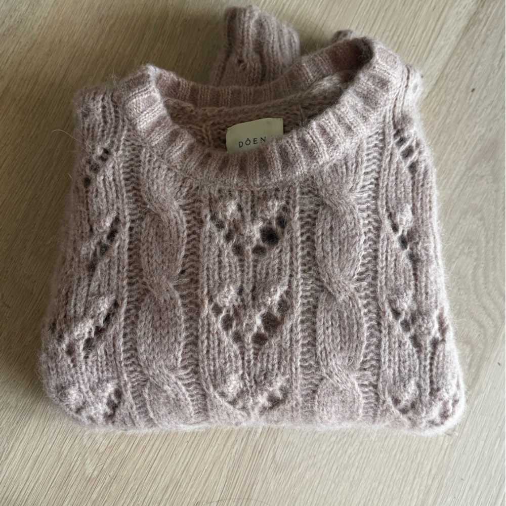Doen- Tudor Sweater in Clay Alpaca Wool Blend size XS - Picture 6 of 6